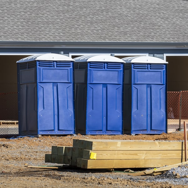 how do you dispose of waste after the portable toilets have been emptied in Ashton IA